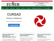 Tablet Screenshot of cursad.com.ar